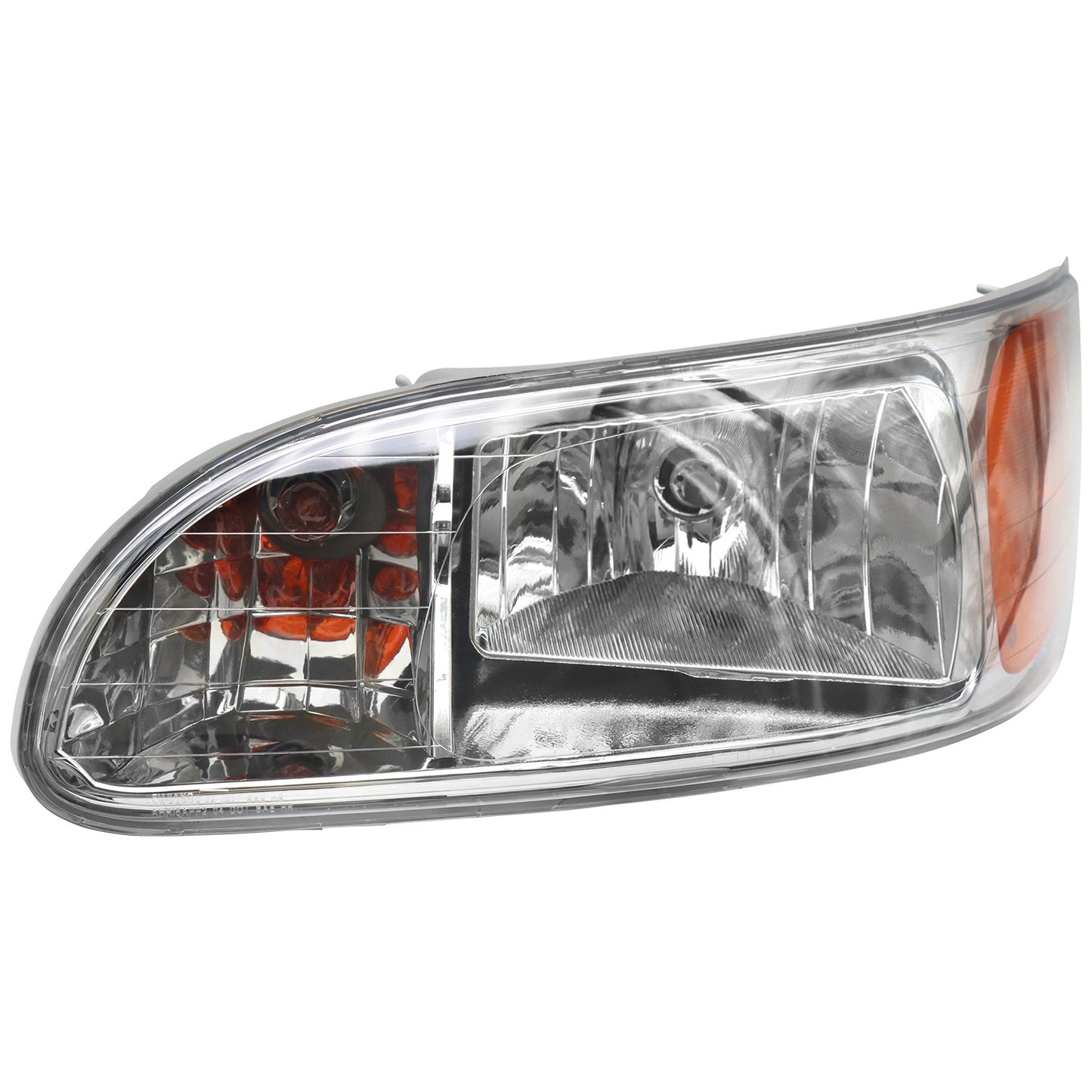 2005-2016 Peterbilt 386 American Version Headlights, Halogen Assembly, Black Version