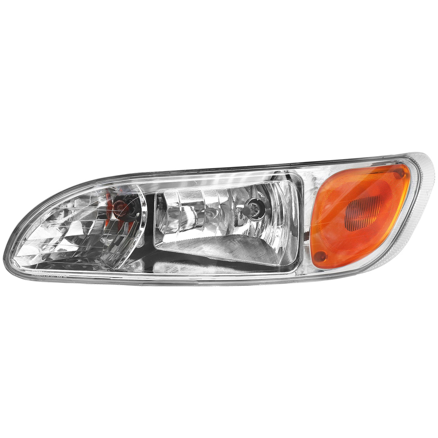2005-2016 Peterbilt 386 American Version Headlights, Halogen Assembly, Black Version