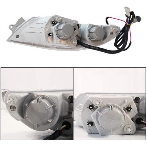 Headlights Assembly Fit For International Durastar 4200 4300 4400 4900 Truck, 2002-2018 International 4300 Pair Driver Left Side And Passenger Right Side