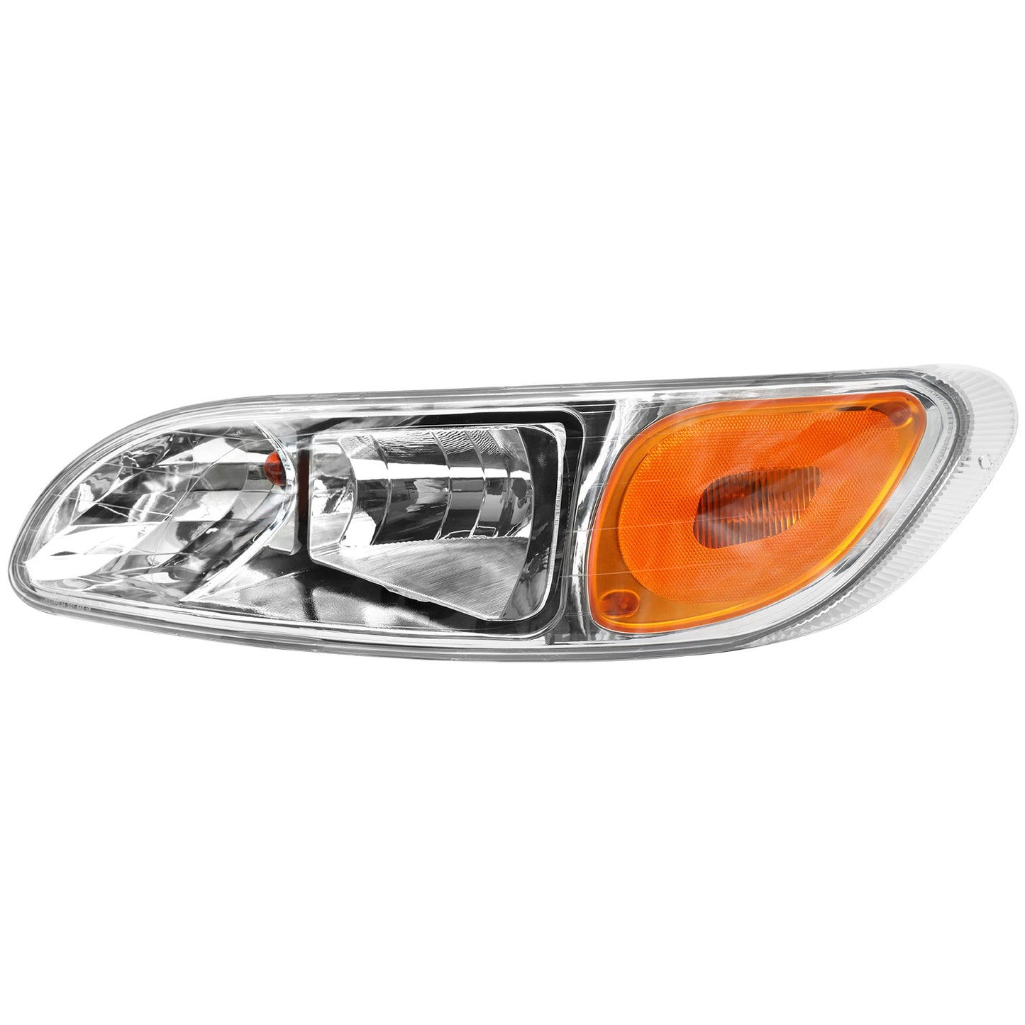 2005-2016 Peterbilt 386 American Version Headlights, Halogen Assembly, Black Version