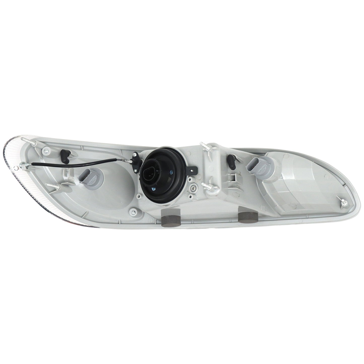 2005-2016 Peterbilt 386 American Version Headlights, Halogen Assembly, Black Version