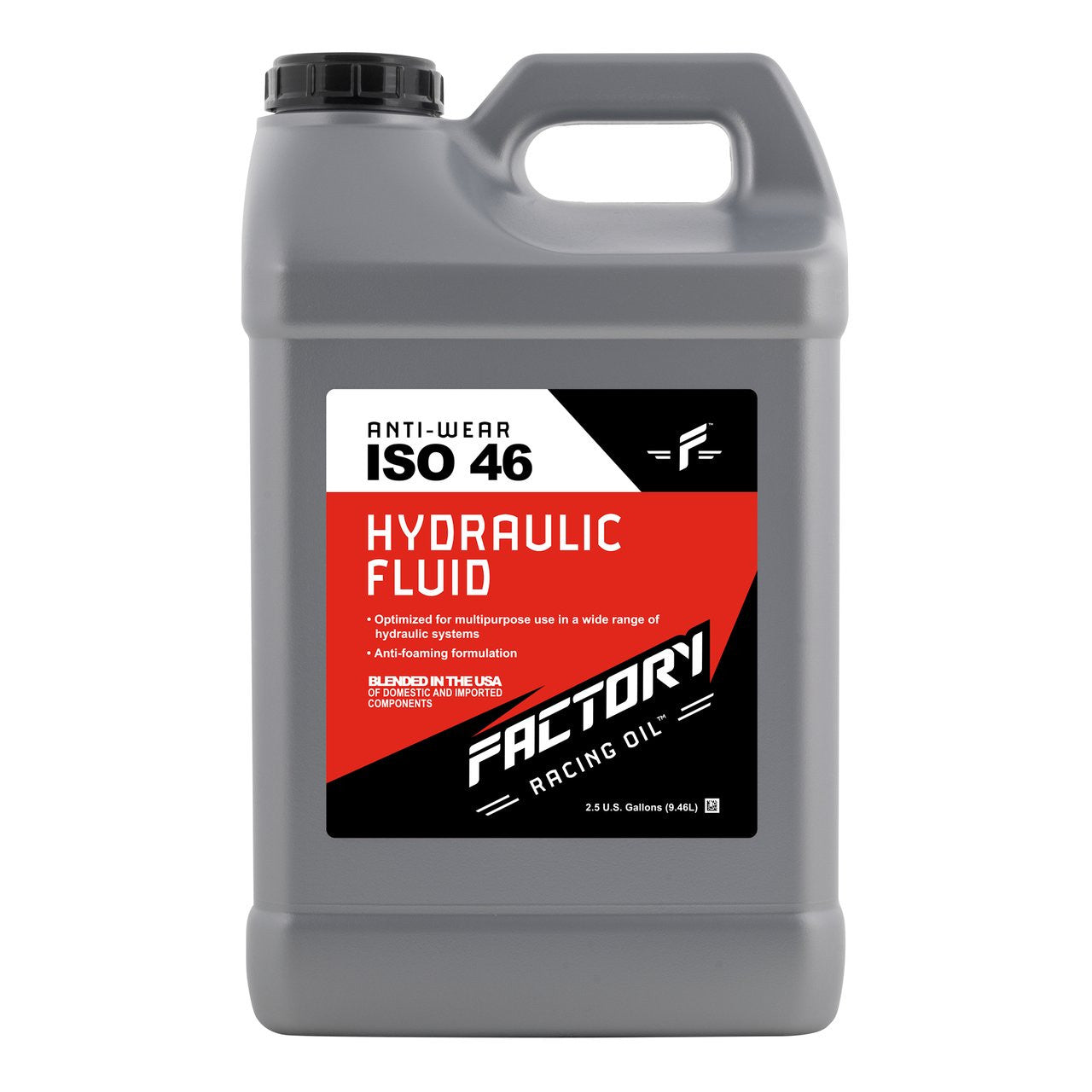 Factory Racing Oil 214803 Twin Pack Anti-Wear ISO 46 Hydraulic Fluid - 5 Gallons (2x2.5 Gal bottles)-2