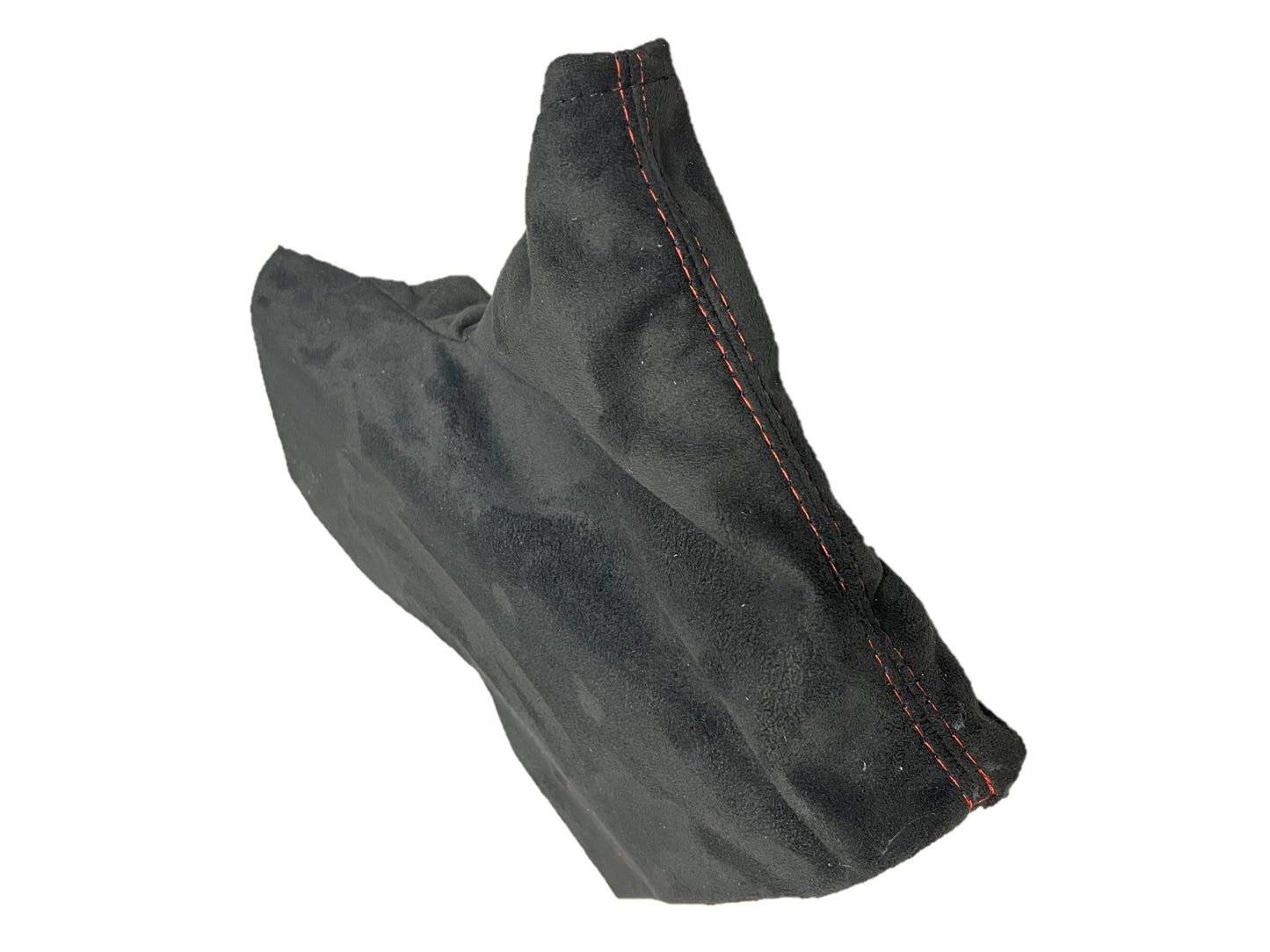 Custom Made Suede Emergency Brake Boot for Subaru BRZ 2013 - 2024 Red Stitching-3