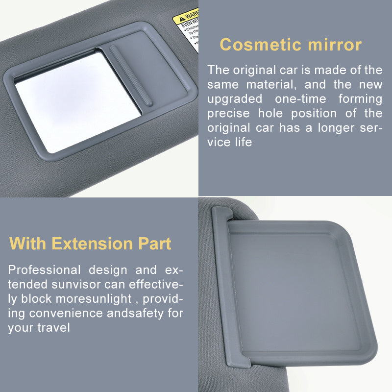 SPEEDWOW Car Inner Sunvisor Sunshield Sun Visor