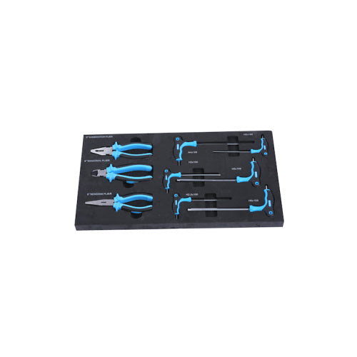 4-Drawer Rrolling Tool Box, 24.4 With 4 Wheels And Drawers With Tools, For Garage, Warehouse, Workshop, Shop,BLACK